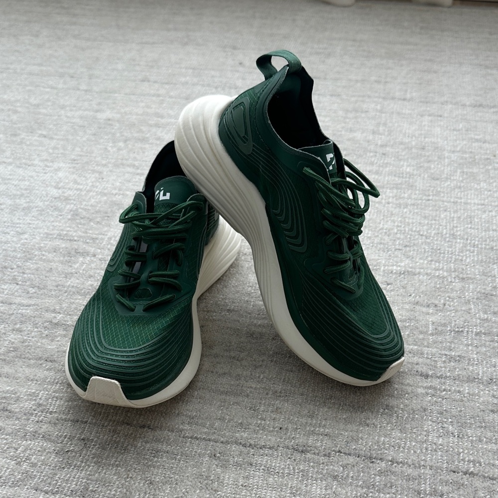 APL Women’s Athletic Sneakers in Forest Green and White